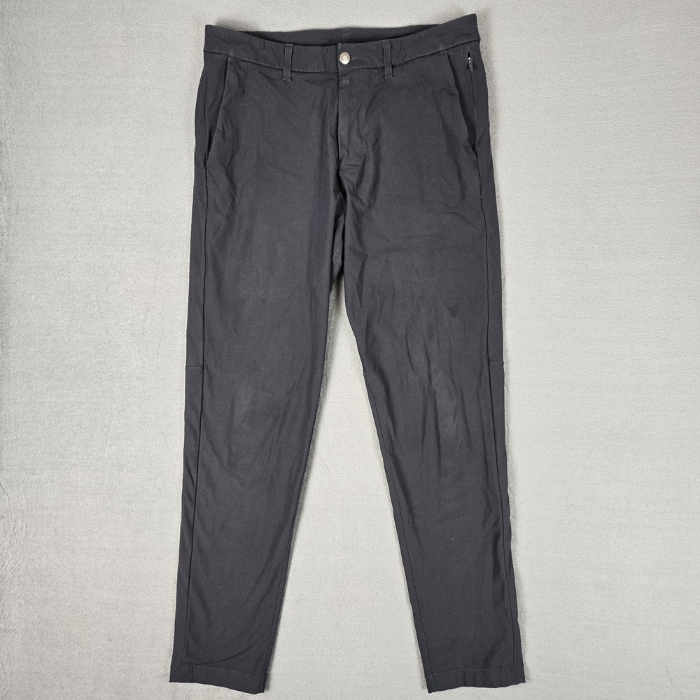 Lululemon Pants Mens 33x31 ABC Slim Fit Commission Warpstreme Gray Stretch M5439